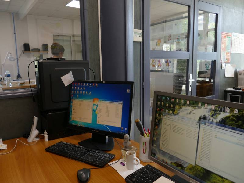 Salle gestion machine ici Eosint M100 & M270